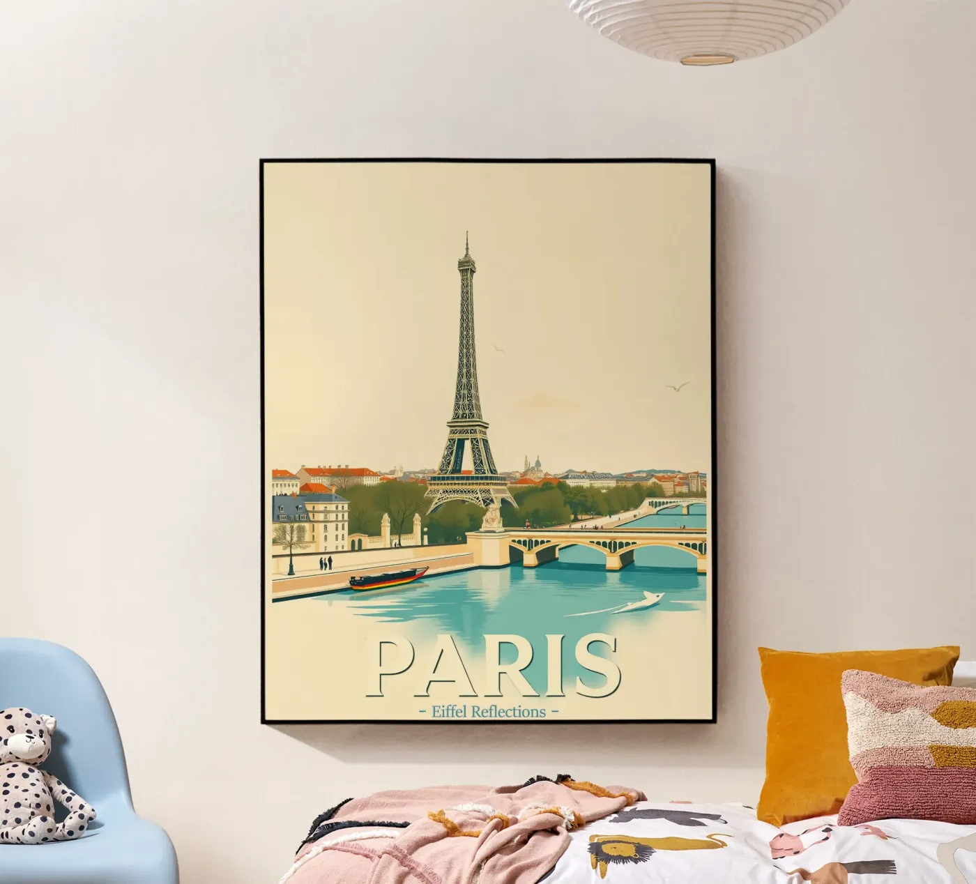 Parijs - Eiffel Reflectie acryl van HicksShop