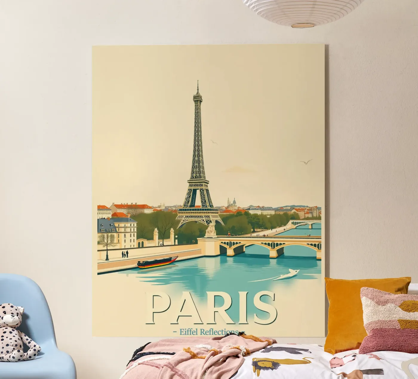 Parijs - Eiffel Reflectie acryl van HicksShop