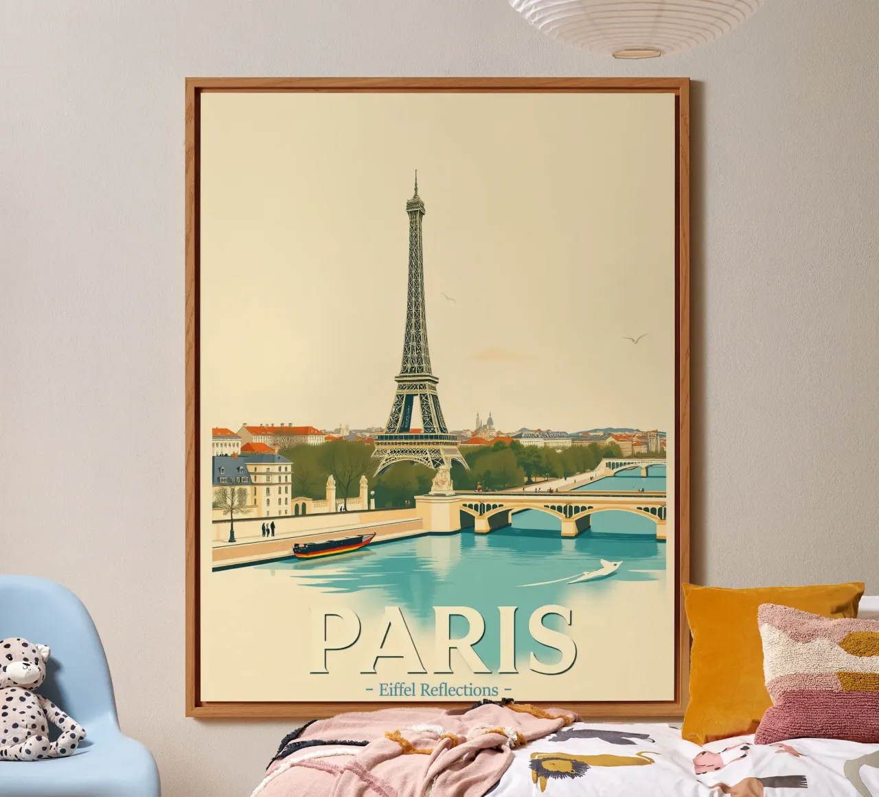 Parigi - Riflesso Eiffel alluminio dibond da HicksShop