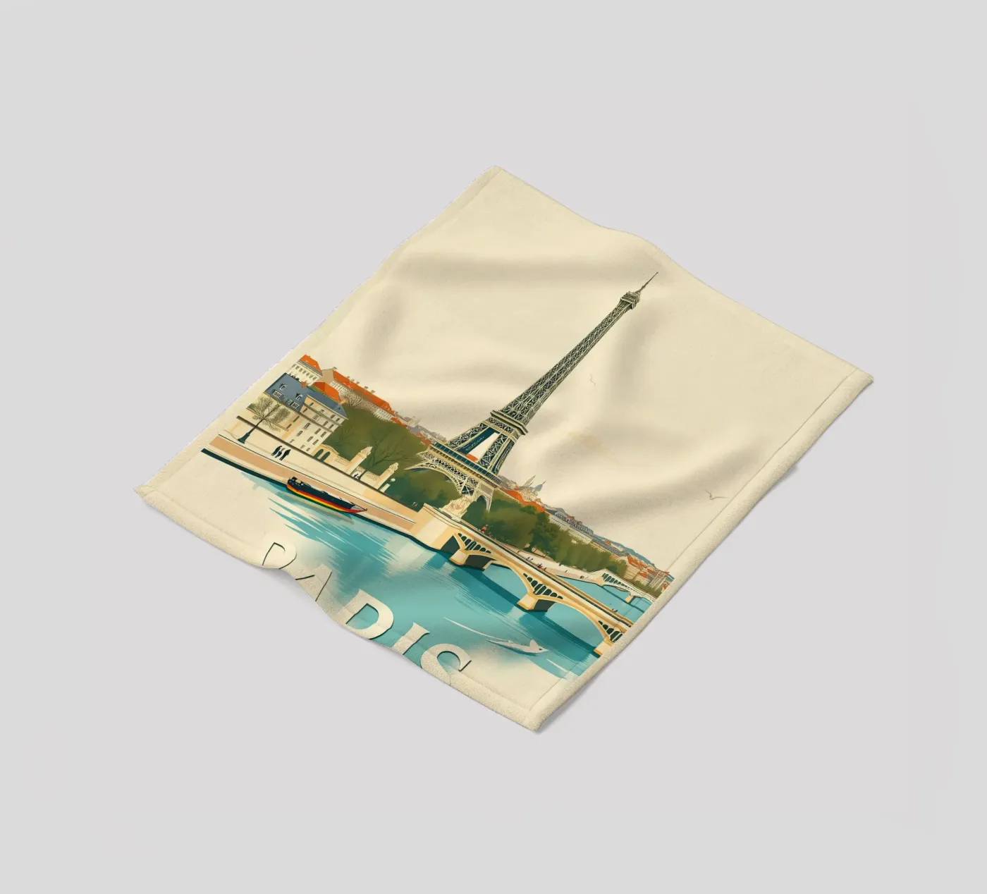 Parijs - Eiffel Reflectie fleecedeken van HicksShop