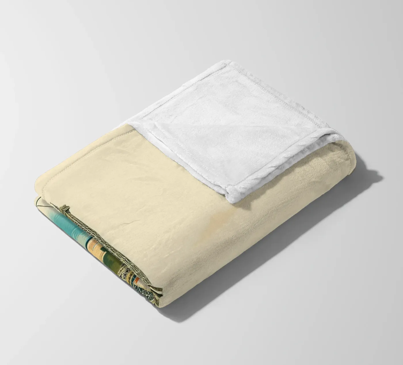 Paris - Eiffel Reflection fleece blanket by HicksShop