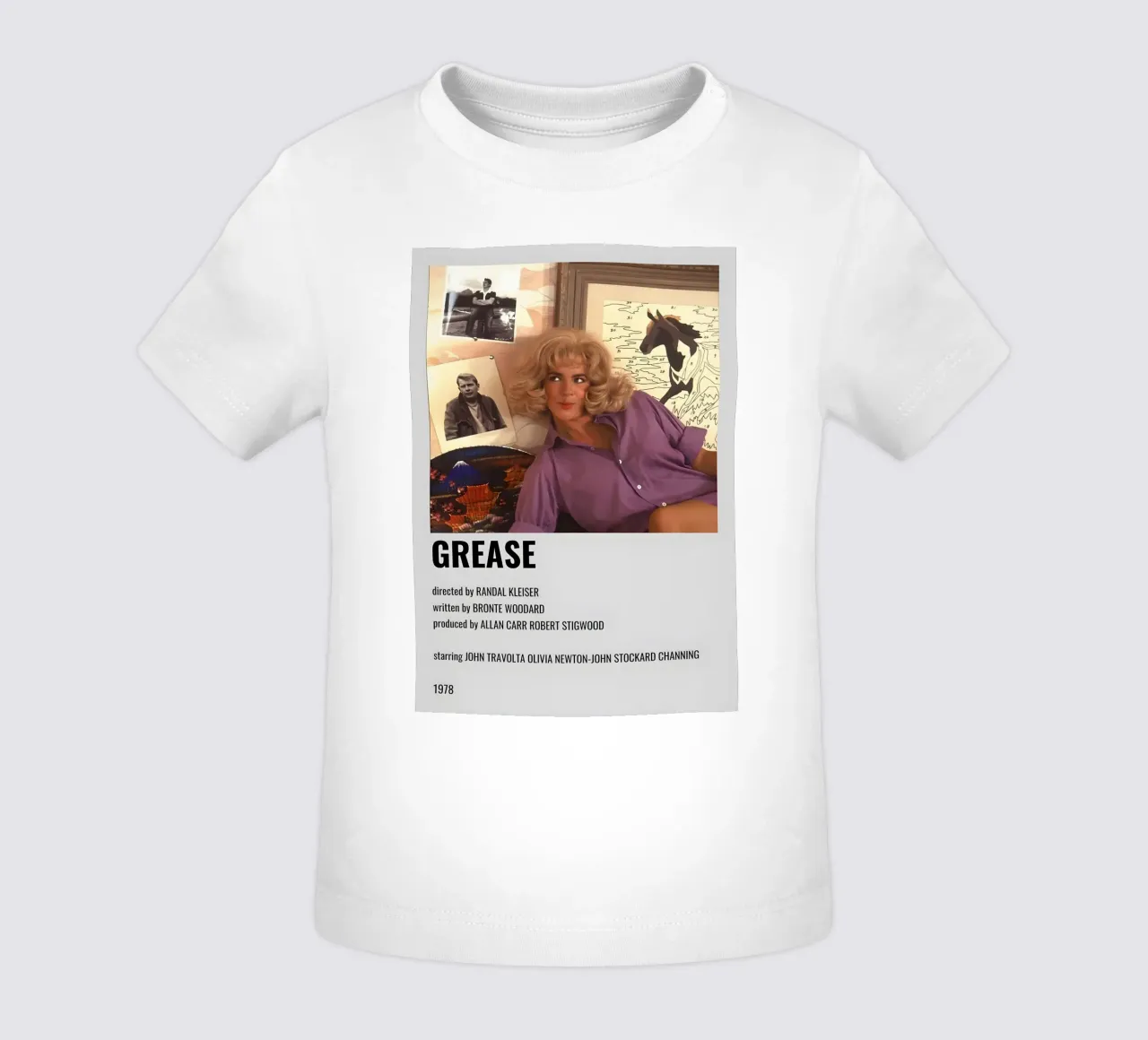 GREASE maglietta neonato da MVFminimalist