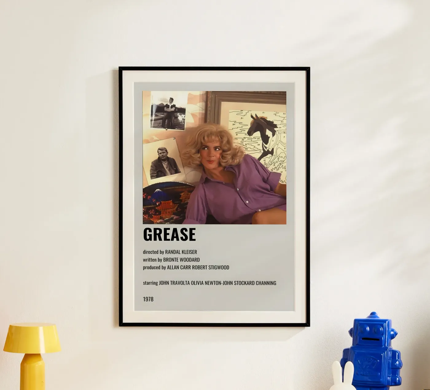 GREASE poster by MVFminimalist