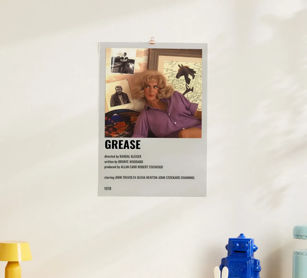 GREASE poster da MVFminimalist