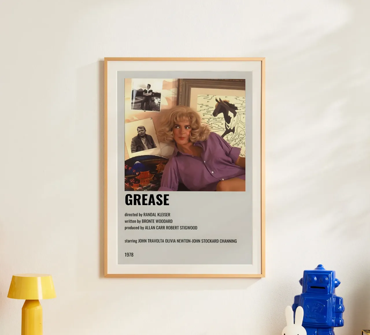 GREASE poster da MVFminimalist