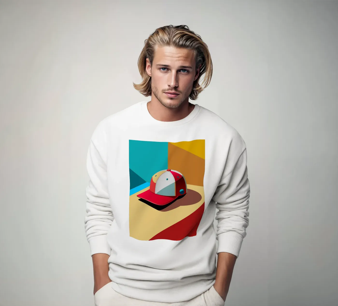 cap vector sweatshirt by zaidza