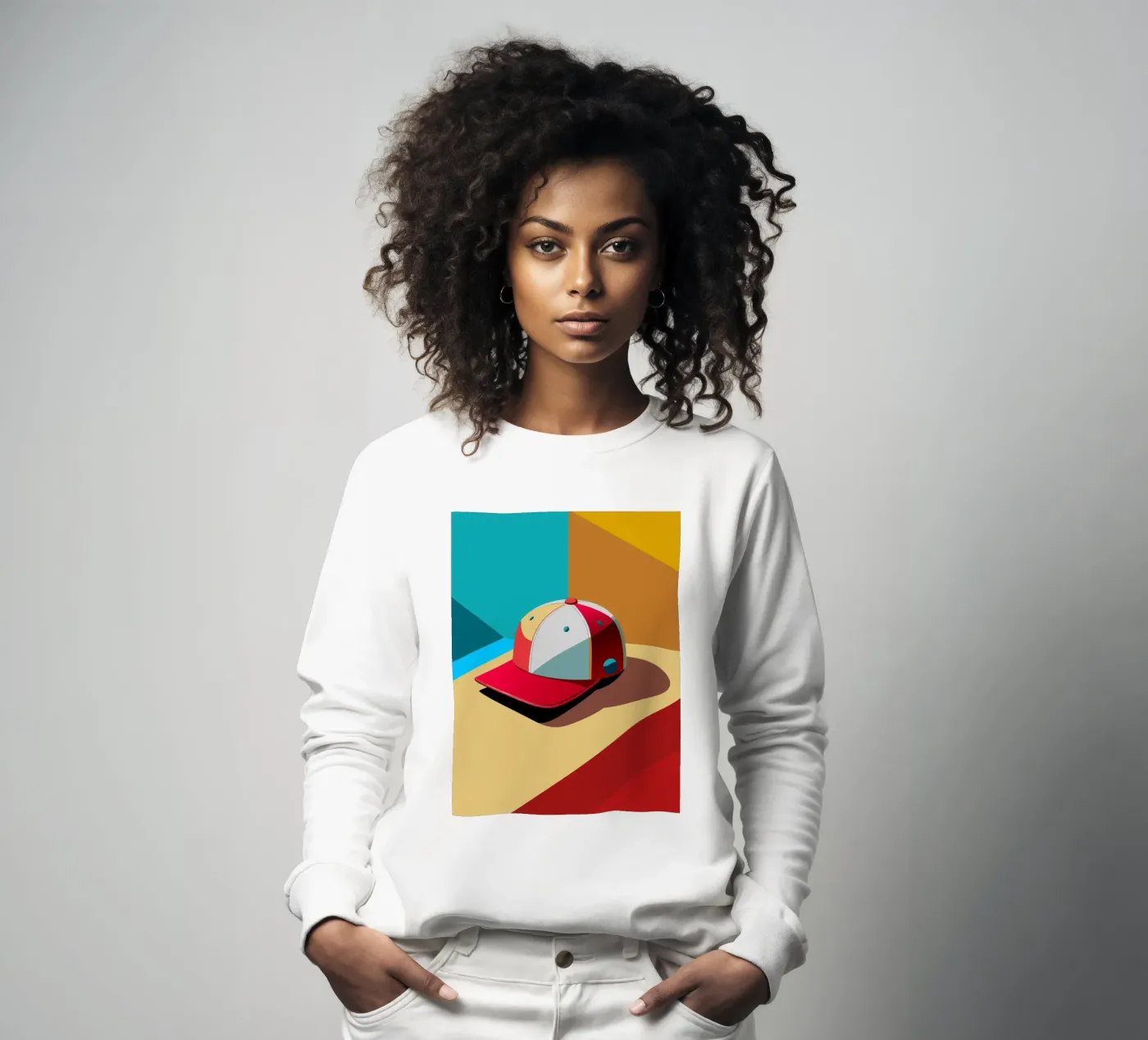 cap vector sweatshirt by zaidza
