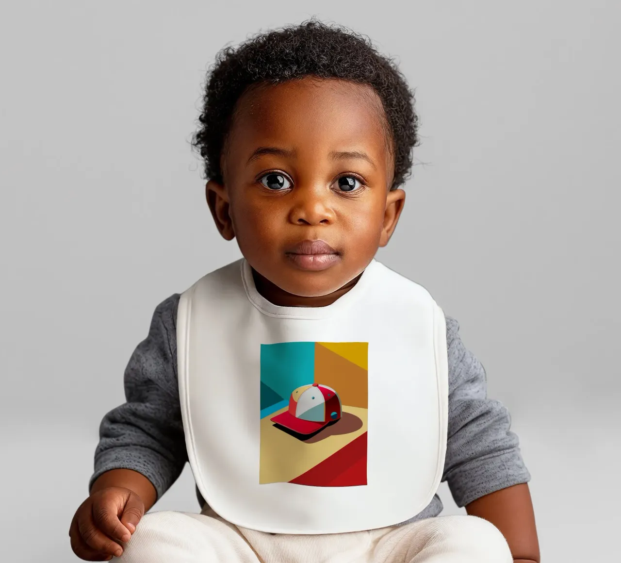 cap vector baby bib by zaidza