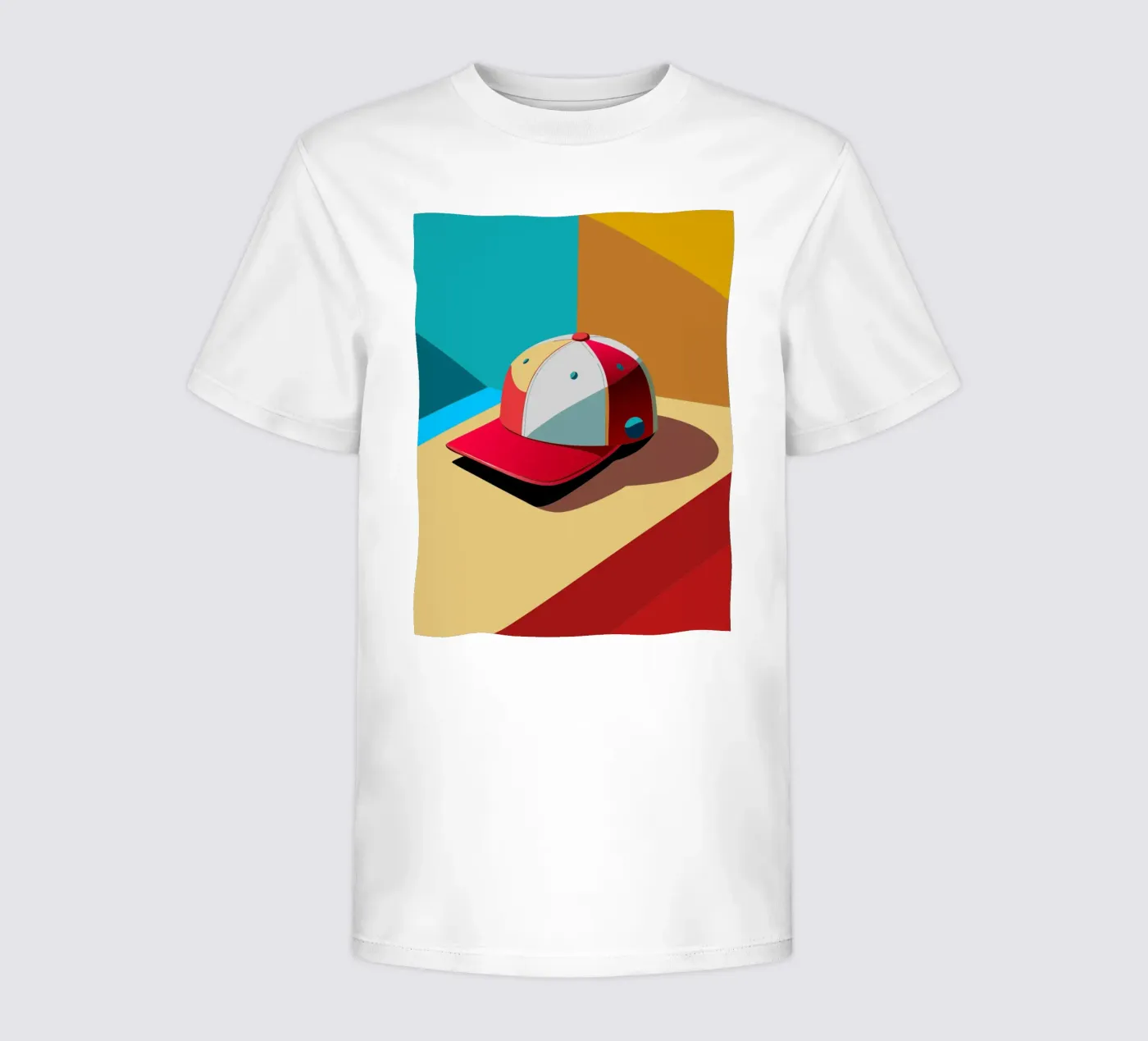 cap vector kids t-shirt by zaidza