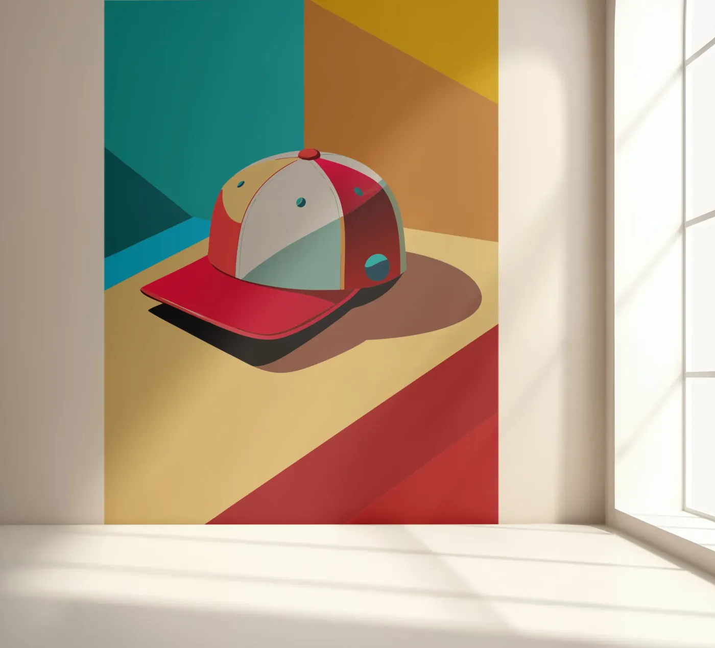 cap vector fotobehang van zaidza