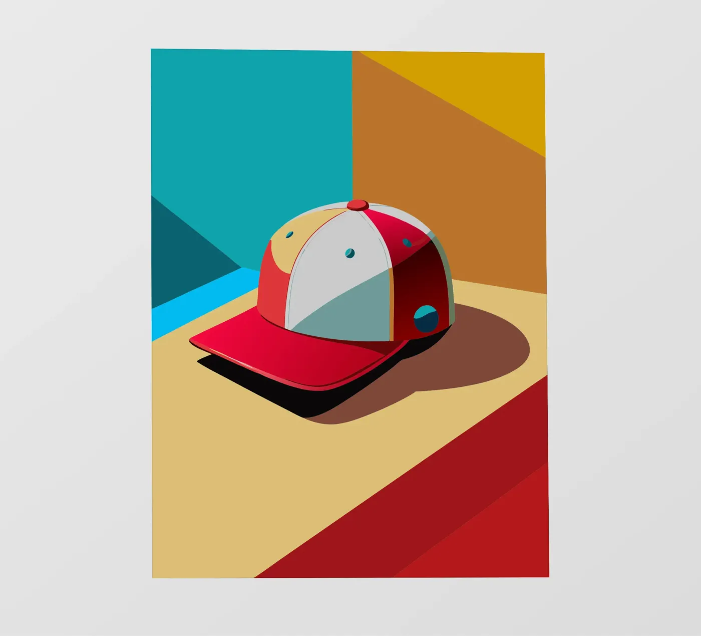 cap vector fotobehang van zaidza