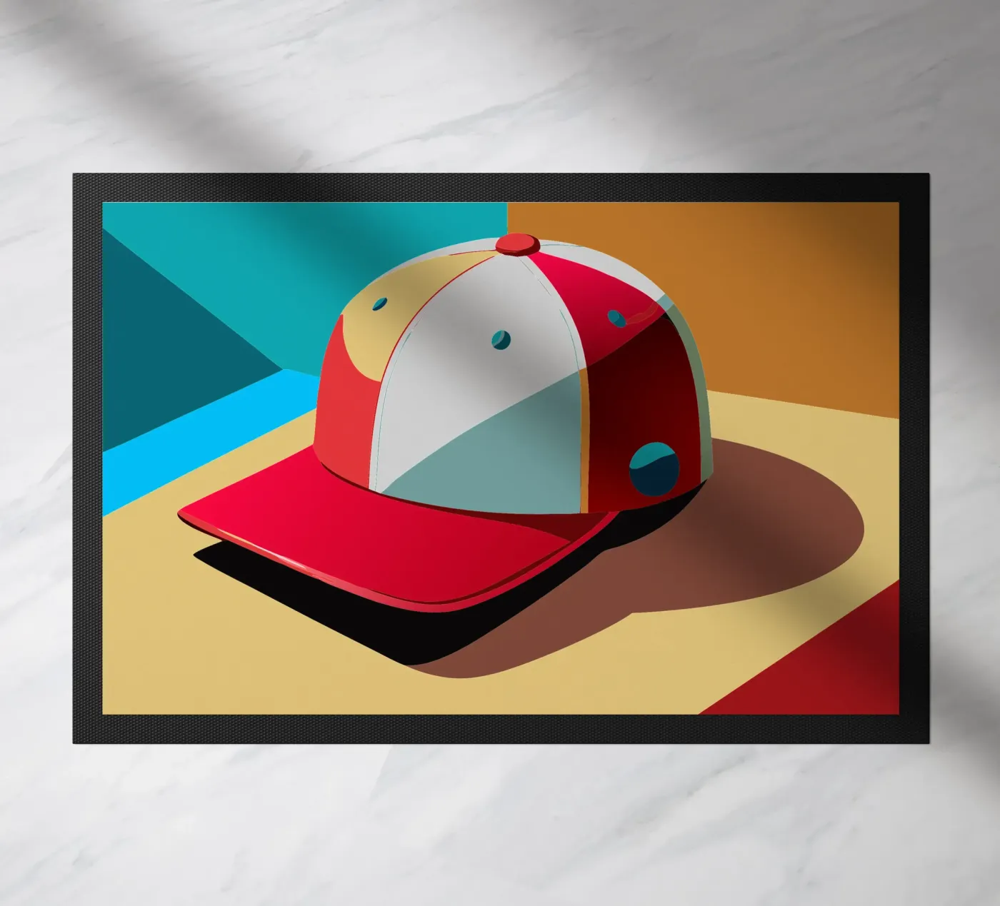 cap vector doormat by zaidza