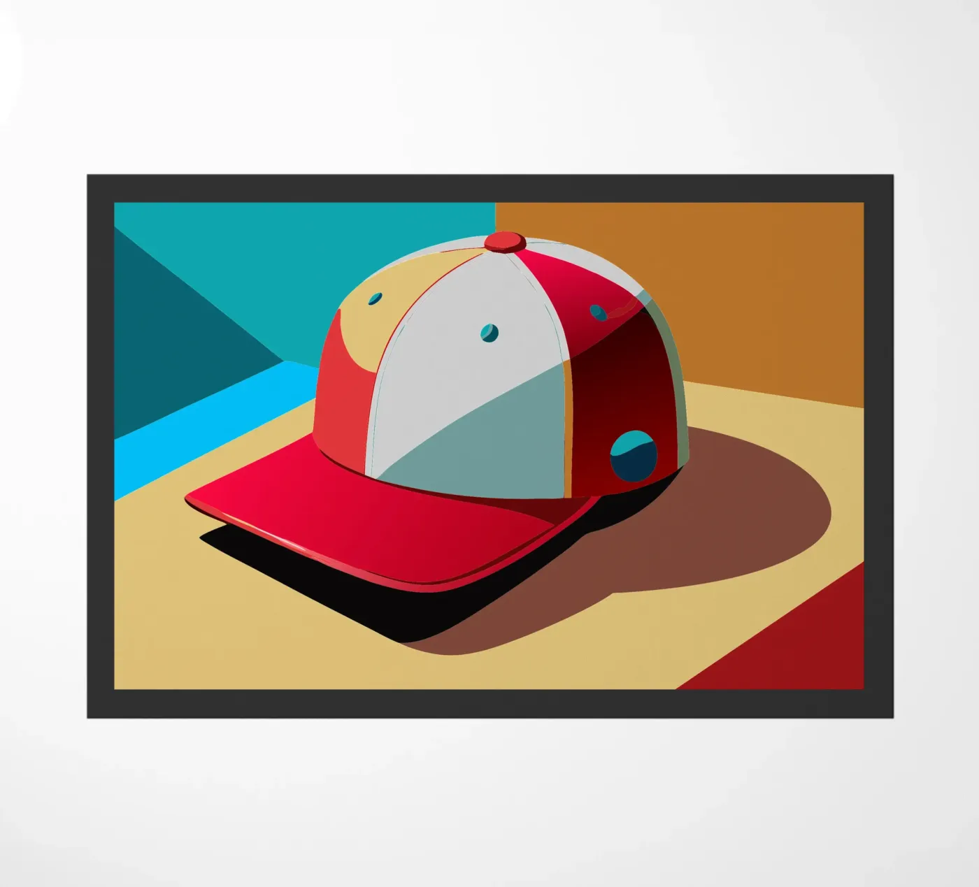 cap vector doormat by zaidza