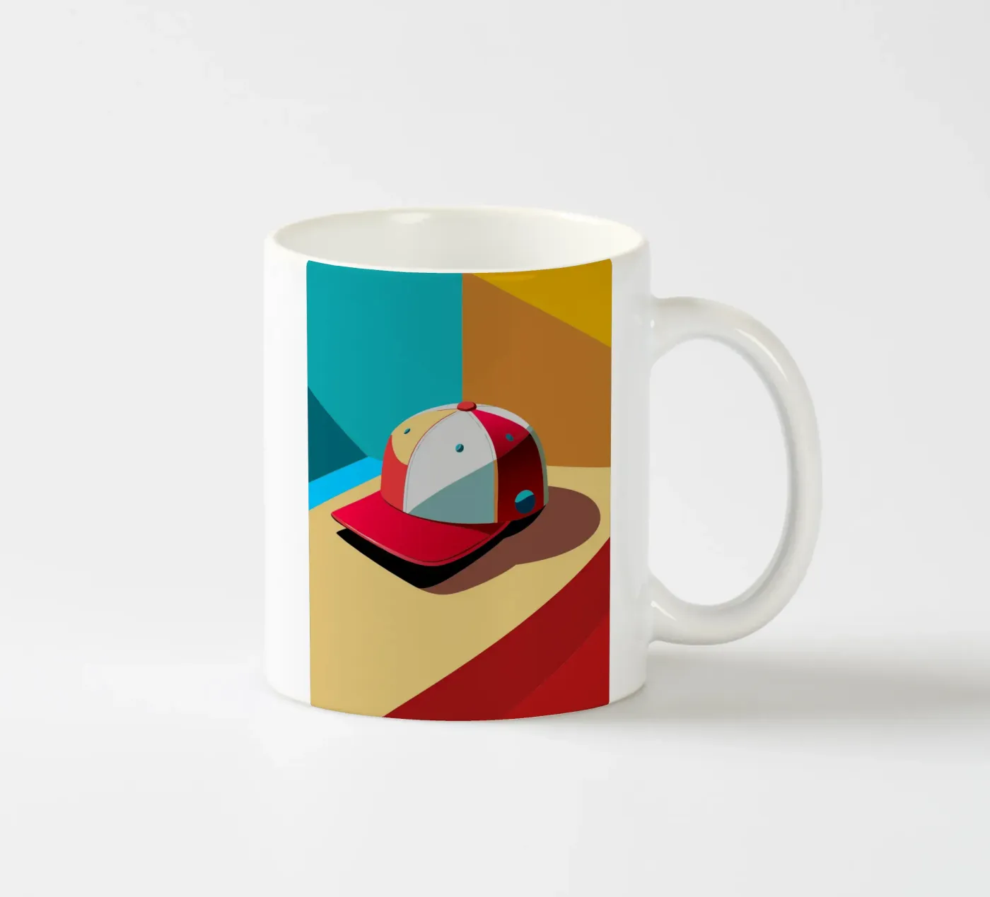 cap vector ceramic mug by zaidza
