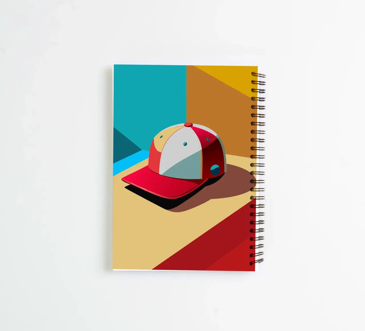 vecteur de capuchon carnet à spirale de zaidza