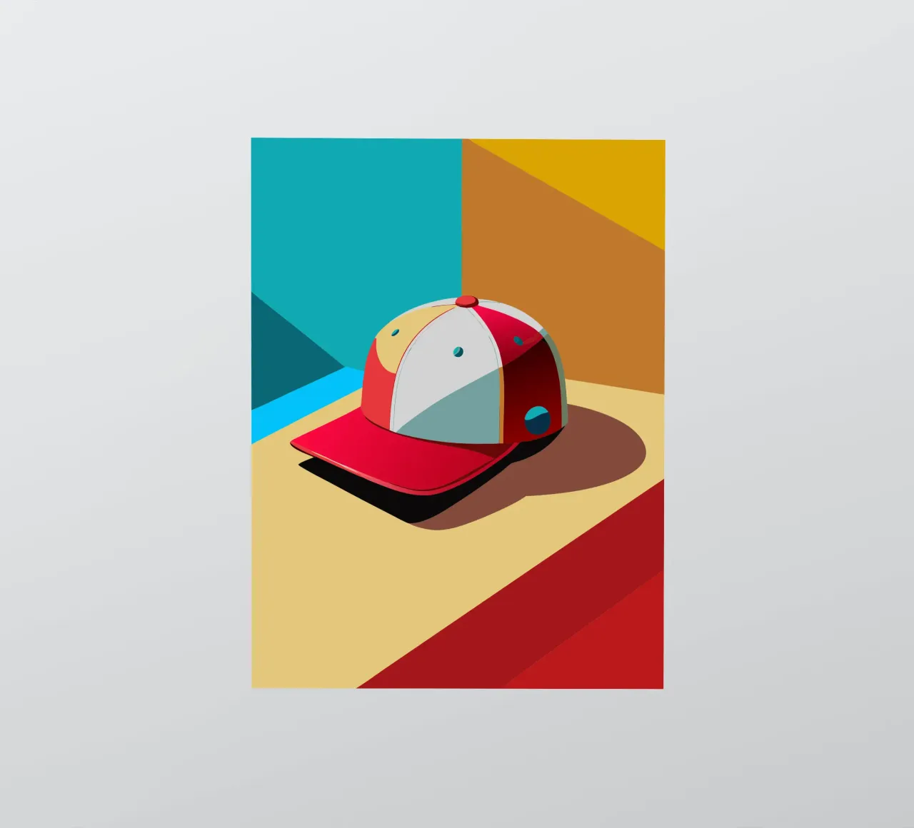 cap vector sticker van zaidza