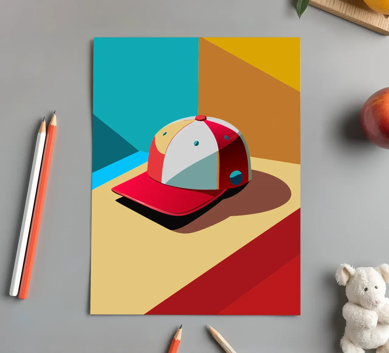 cap vector sticker sheet by zaidza