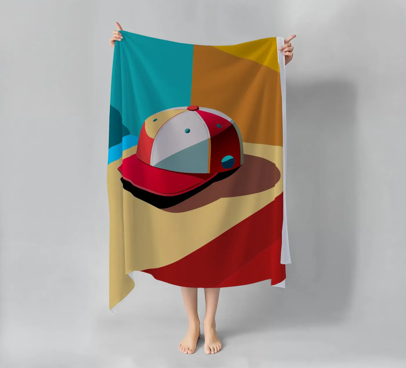 cap vector strandhanddoek van zaidza