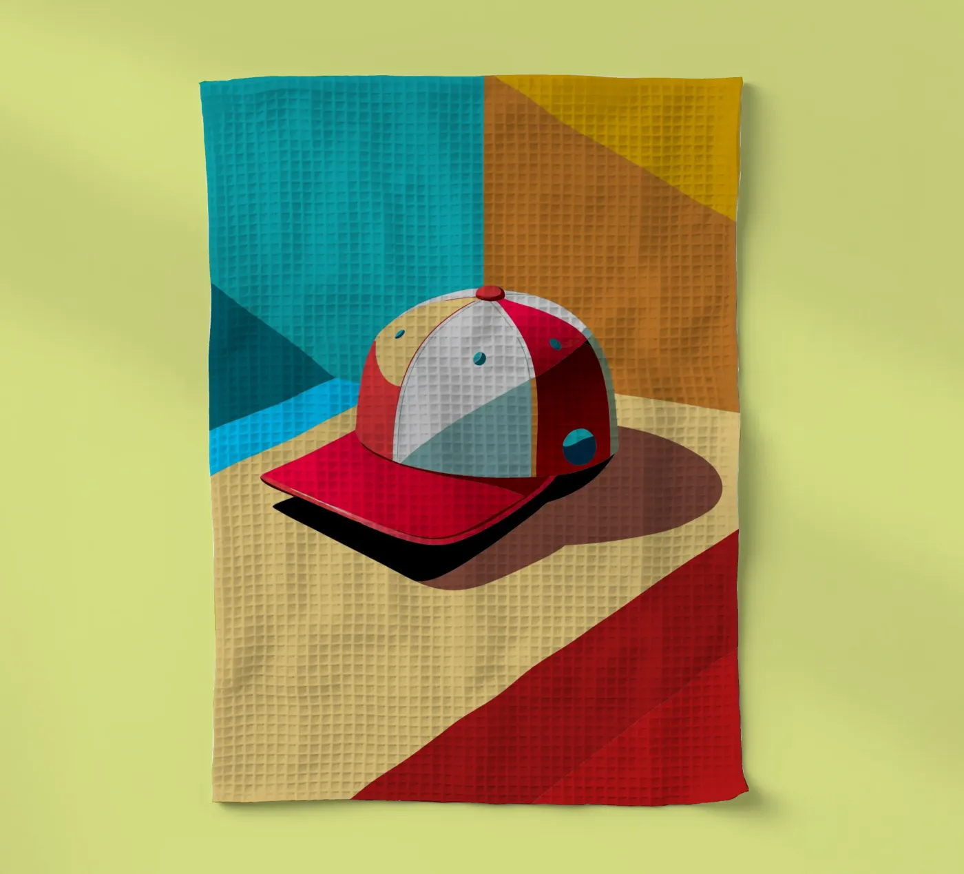 Kappenvektor Geschirrtuch von zaidza