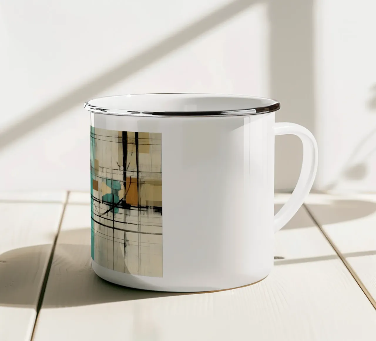 Arte da parete di Imagine tazza in smalto da Imagine