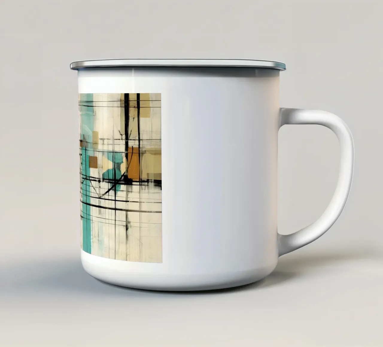 Arte da parete di Imagine tazza in smalto da Imagine