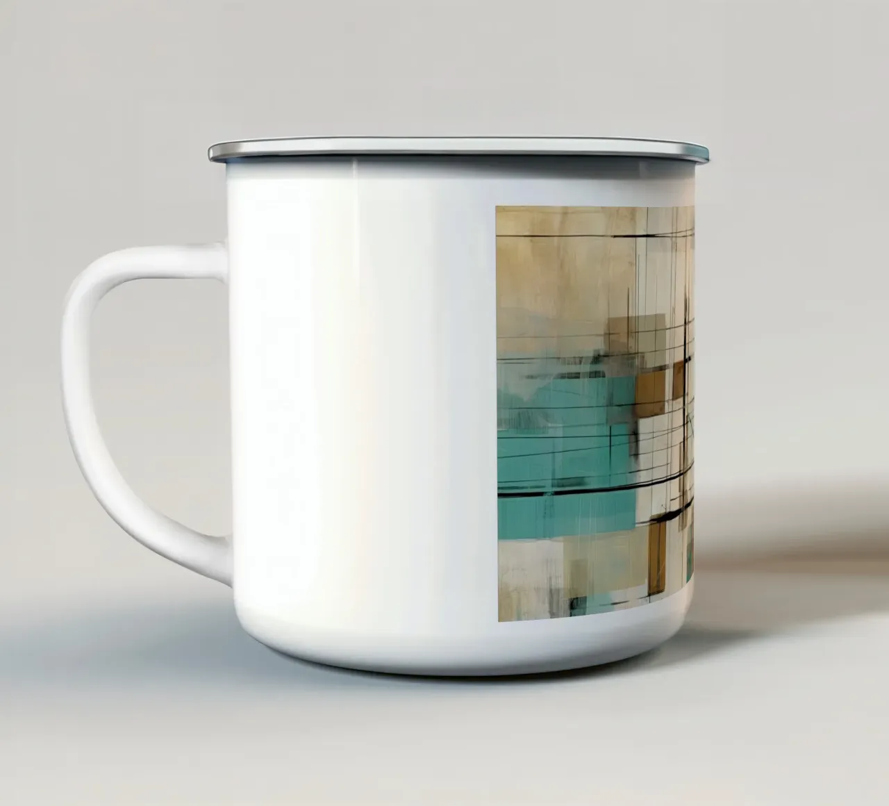 Arte da parete di Imagine tazza in smalto da Imagine