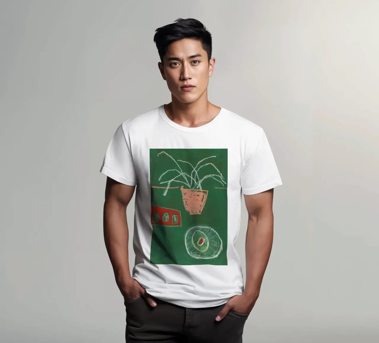 An Avocado And Three Eggs t-shirt da Sonia Brittain