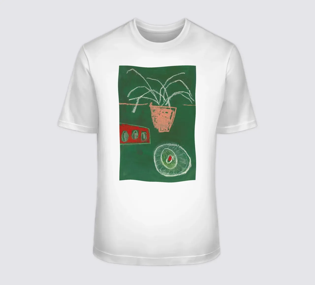 An Avocado And Three Eggs t-shirt da Sonia Brittain