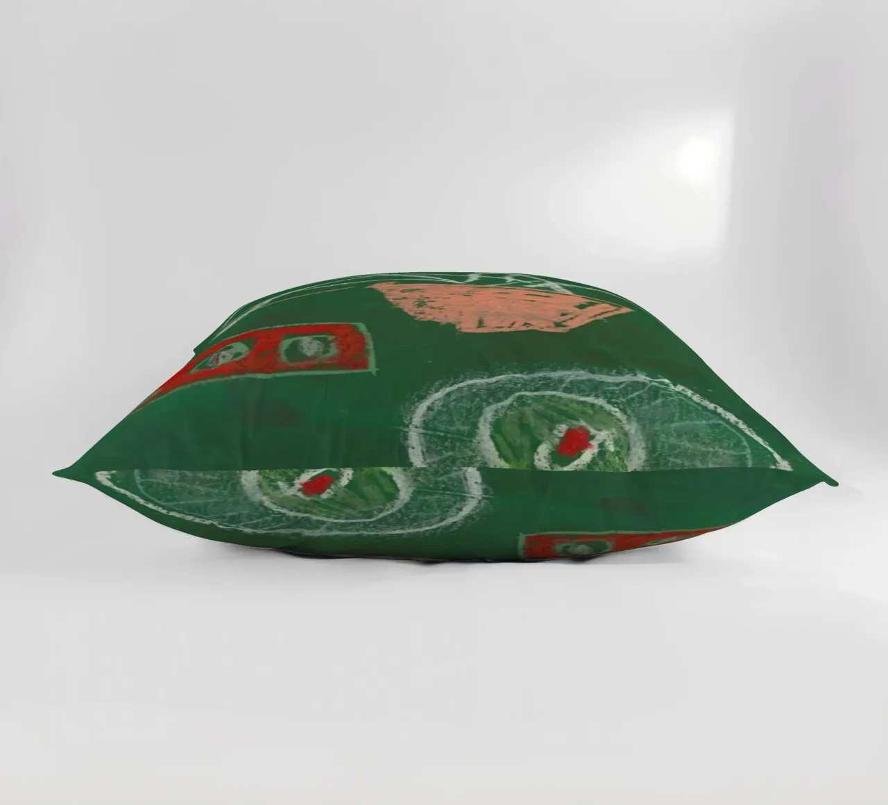 An Avocado And Three Eggs cuscino da Sonia Brittain