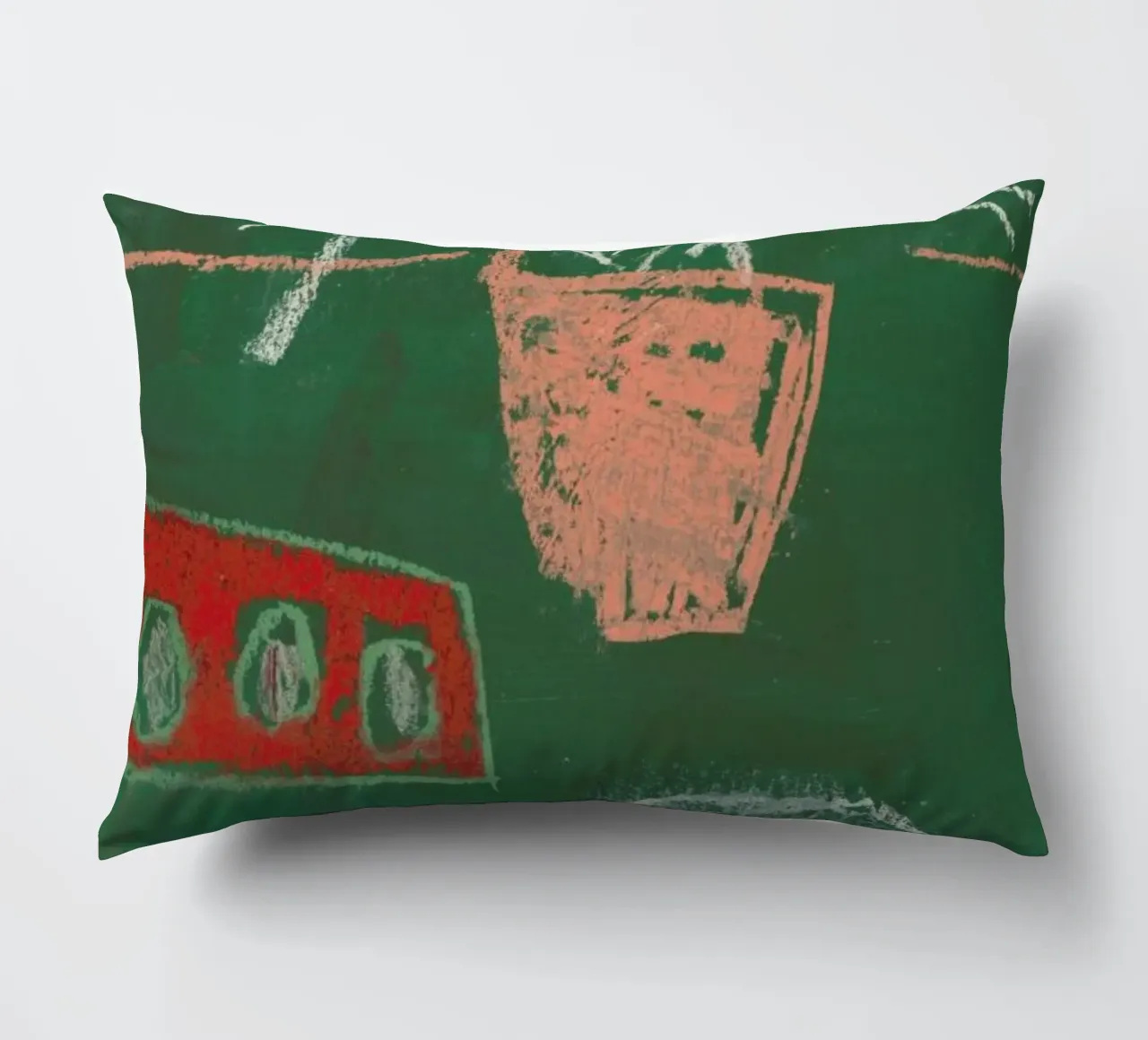 An Avocado And Three Eggs cuscino da Sonia Brittain