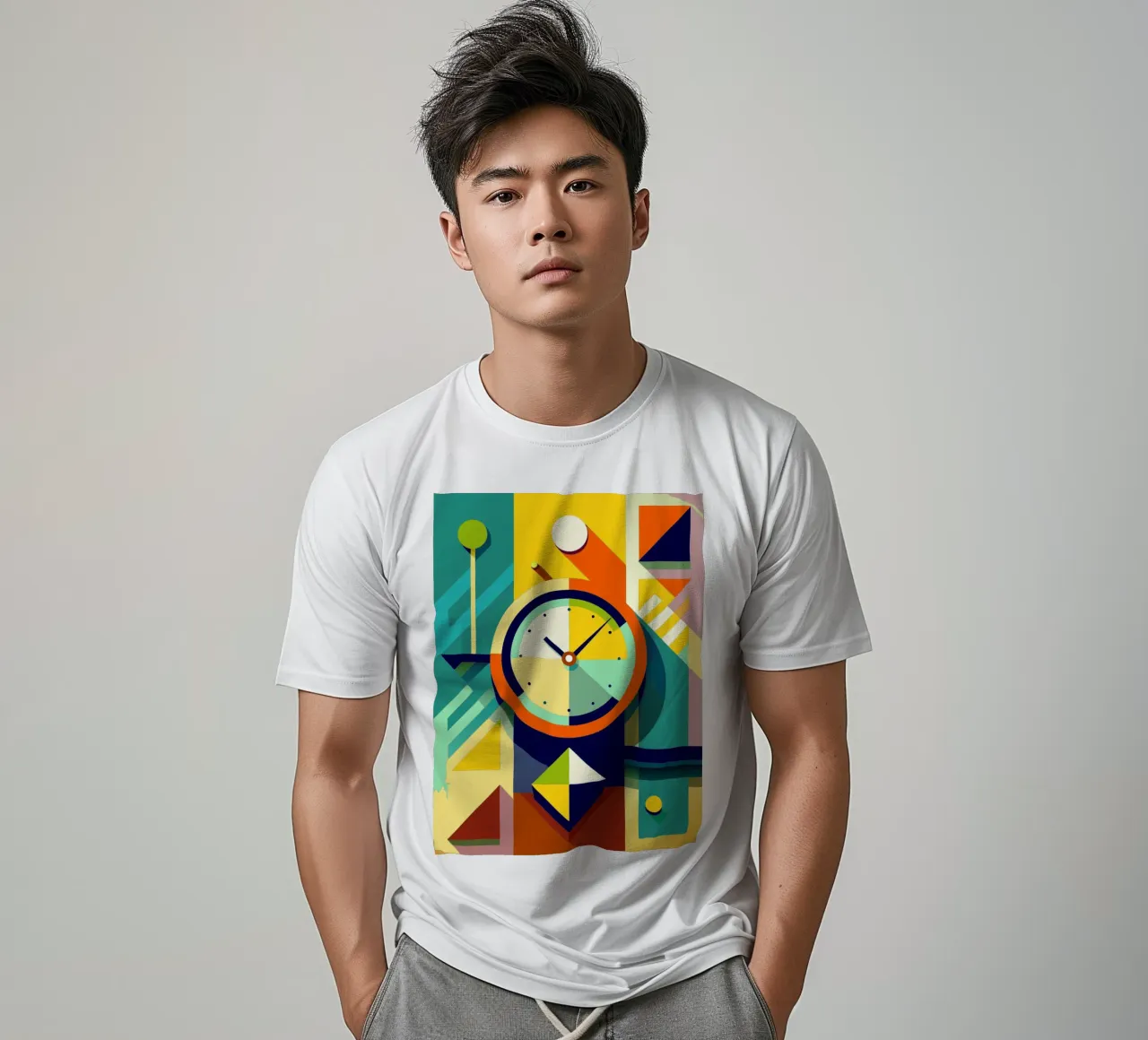 clock vector t-shirt da zaidza