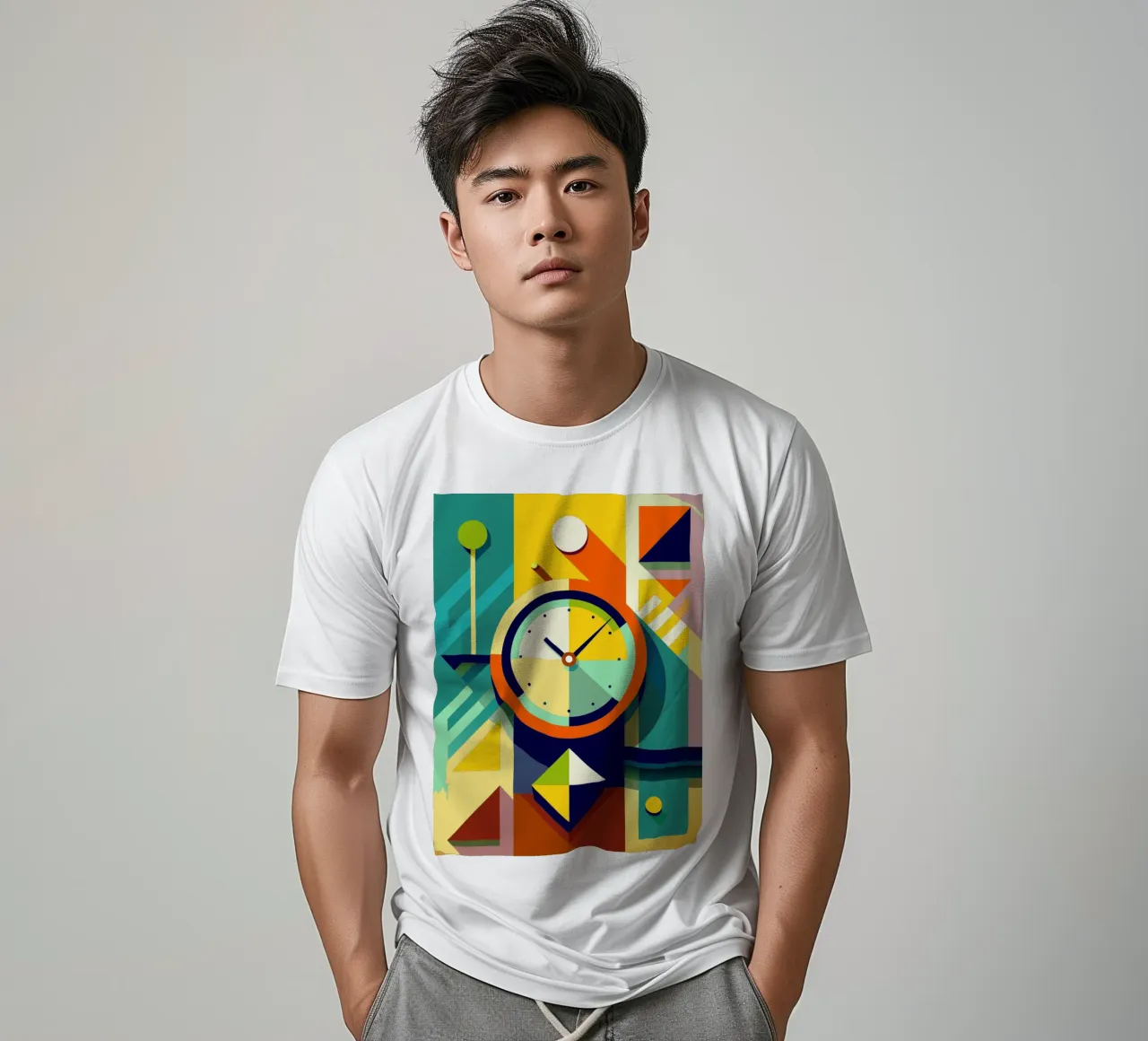 clock vector t-shirt da zaidza