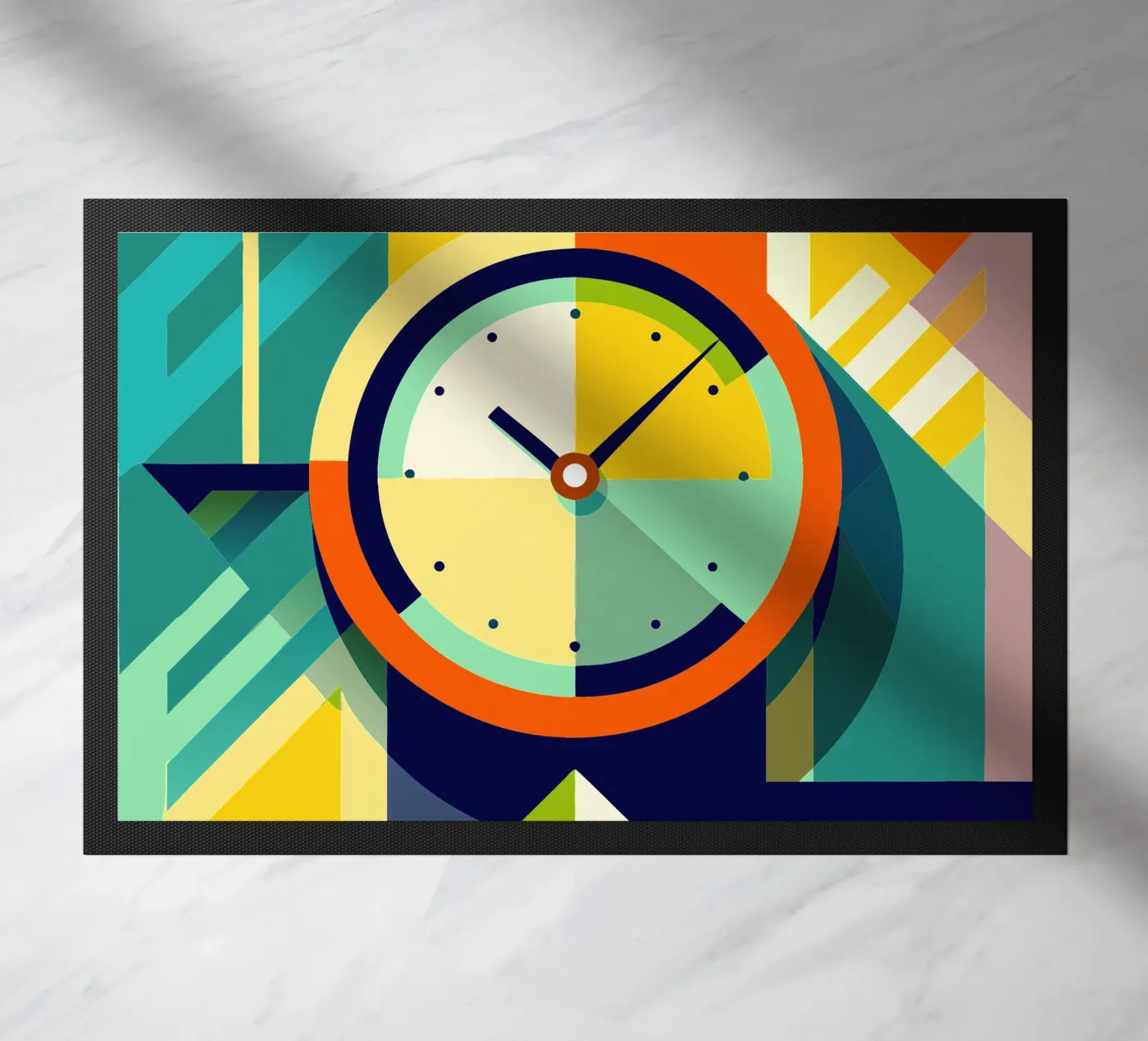 vettore orologio zerbino da zaidza