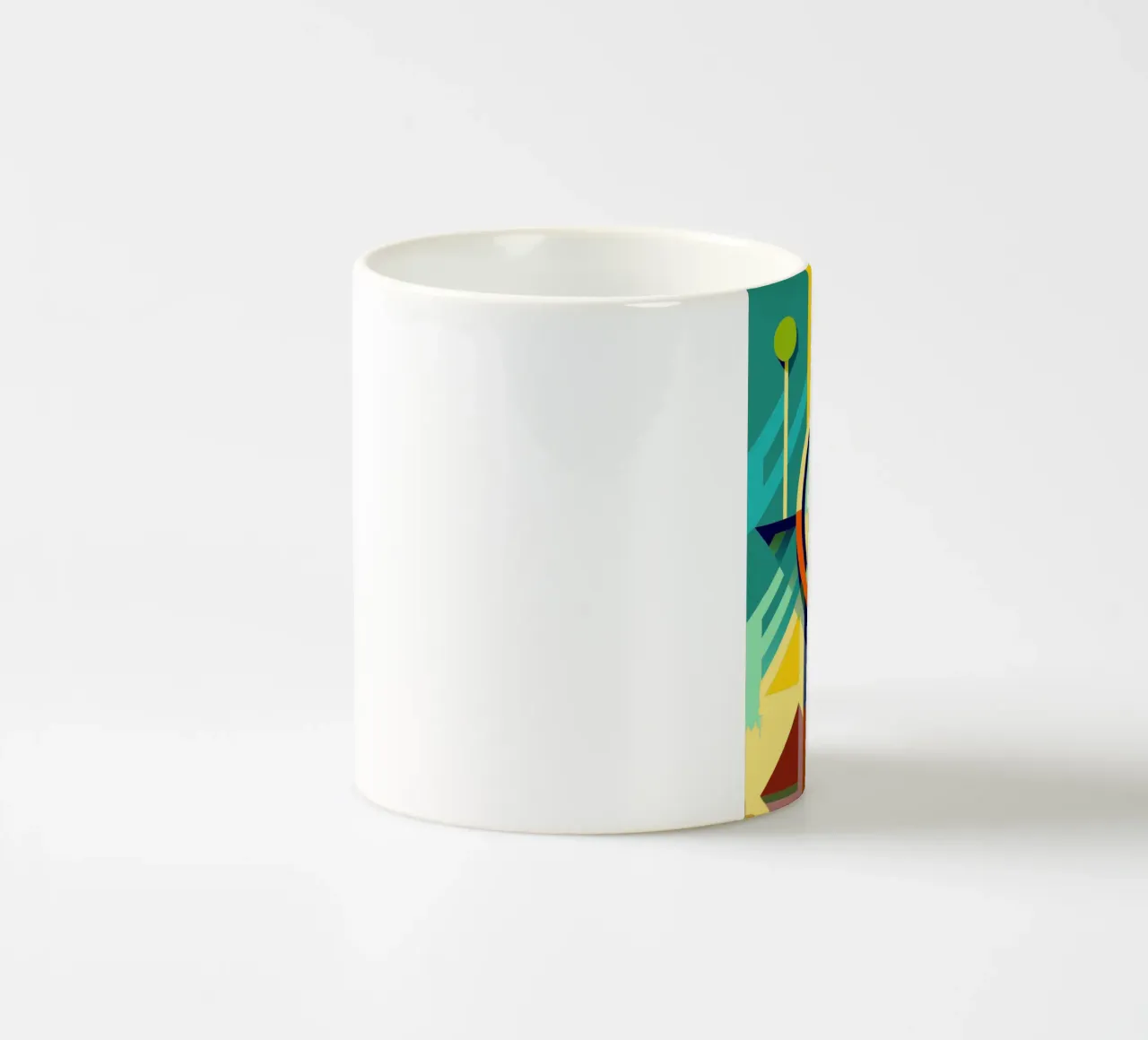 clock vector ceramic mug by zaidza