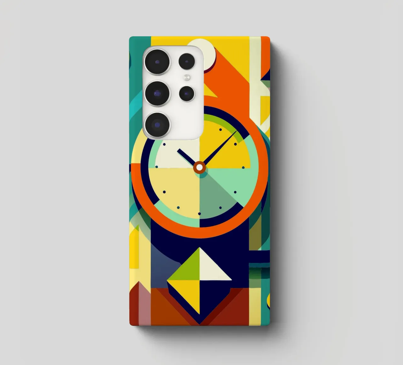 clock vector samsung phone case by zaidza