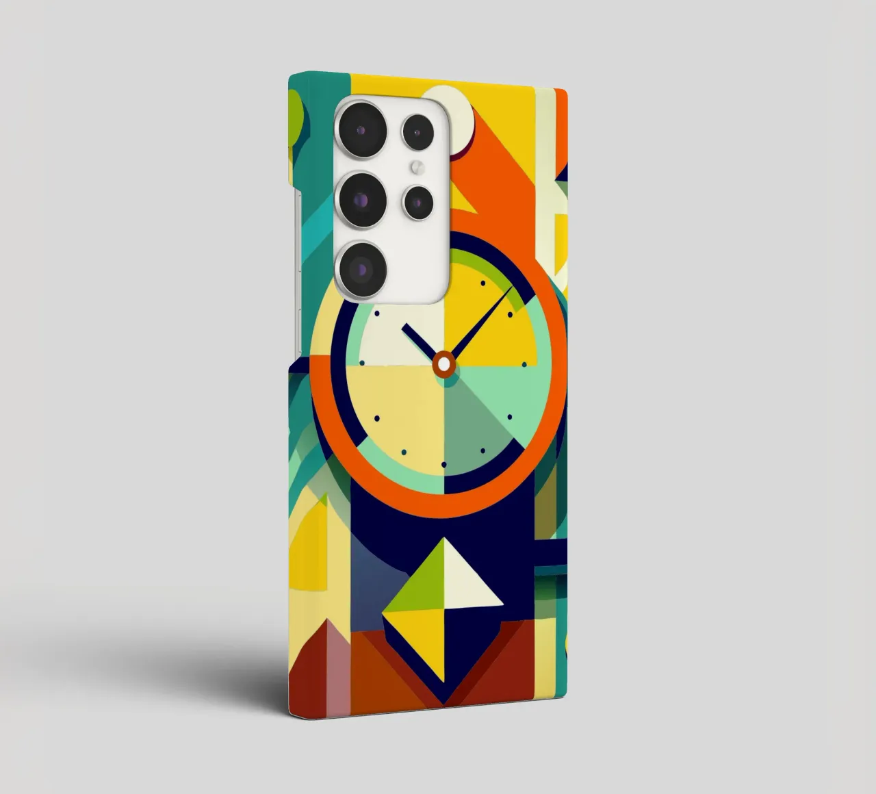 clock vector samsung phone case by zaidza