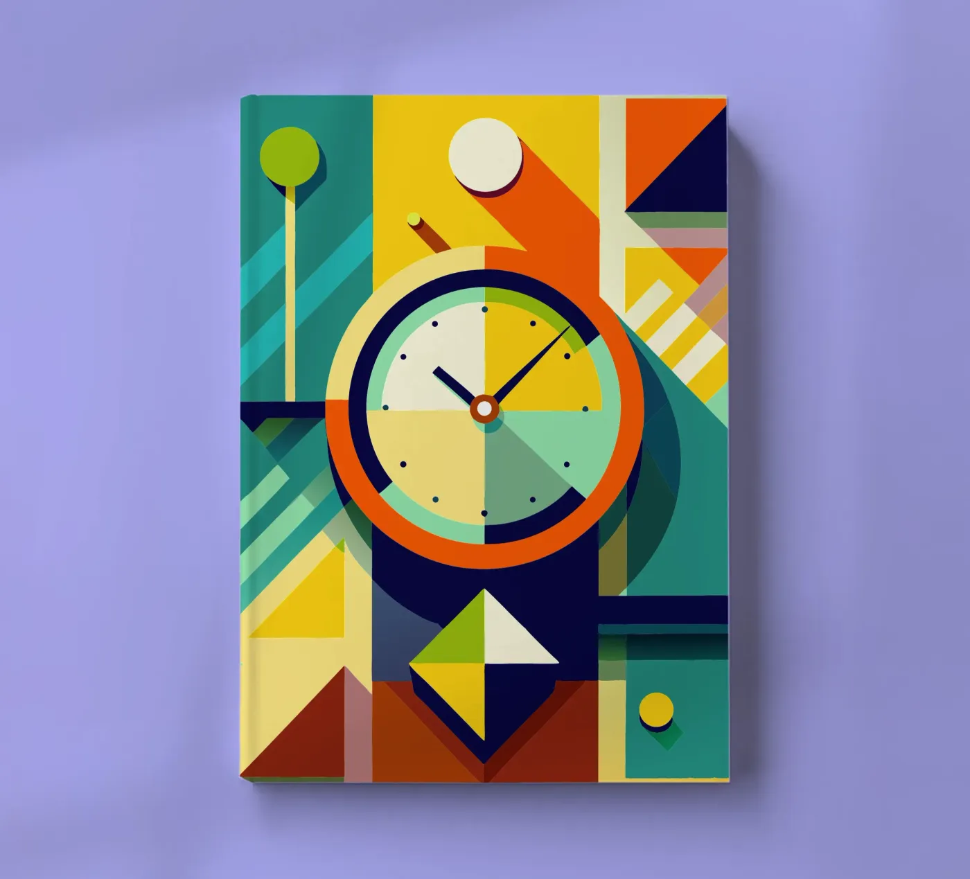 vecteur horloge carnet de notes de zaidza