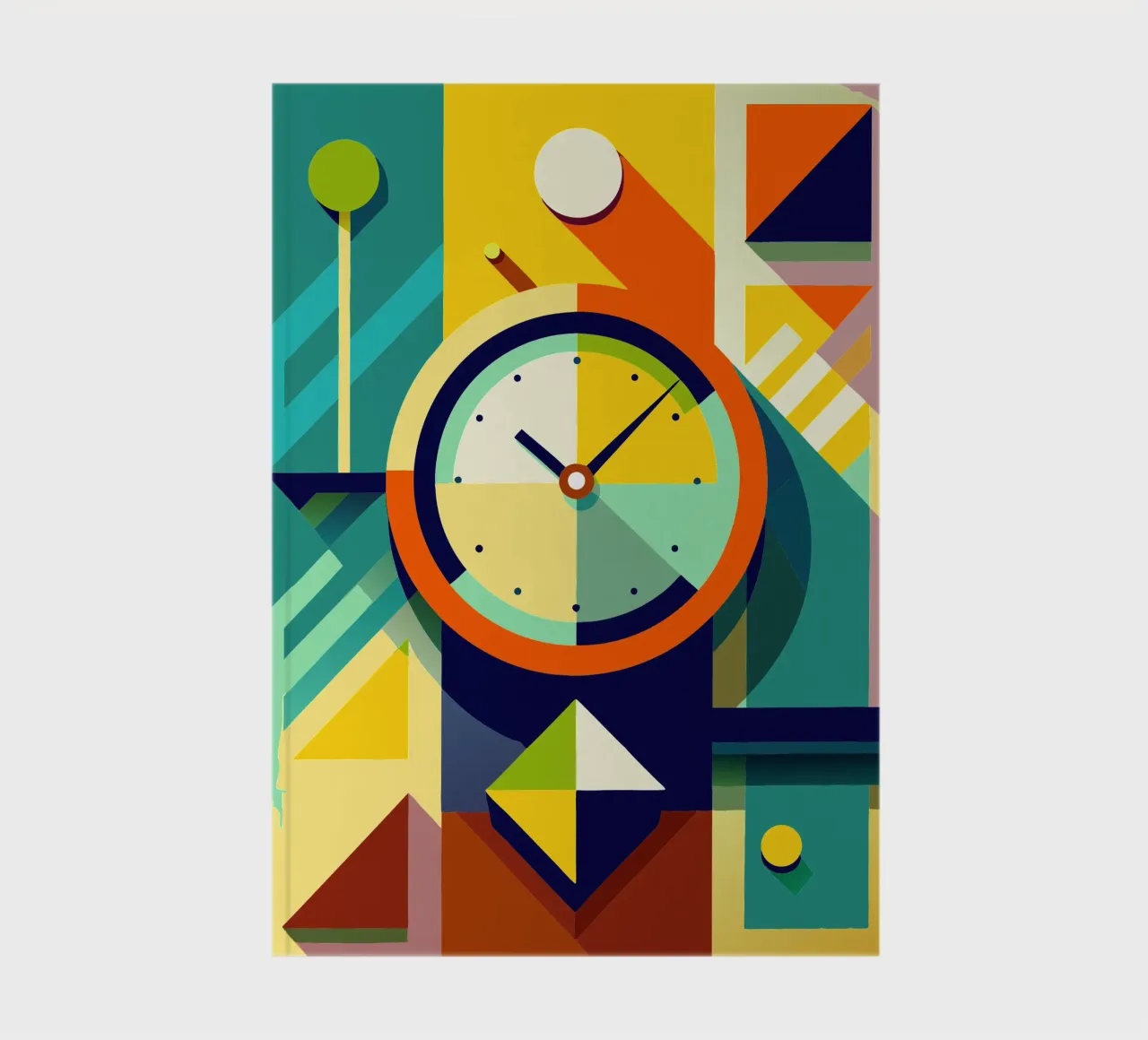 clock vector notebook by zaidza