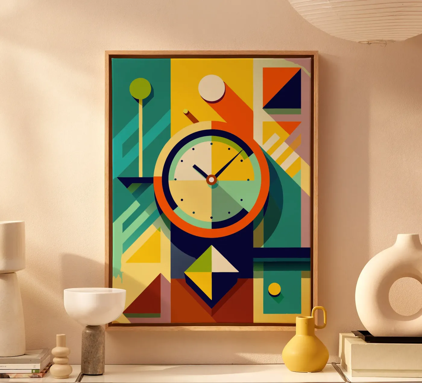 vecteur horloge toile de zaidza