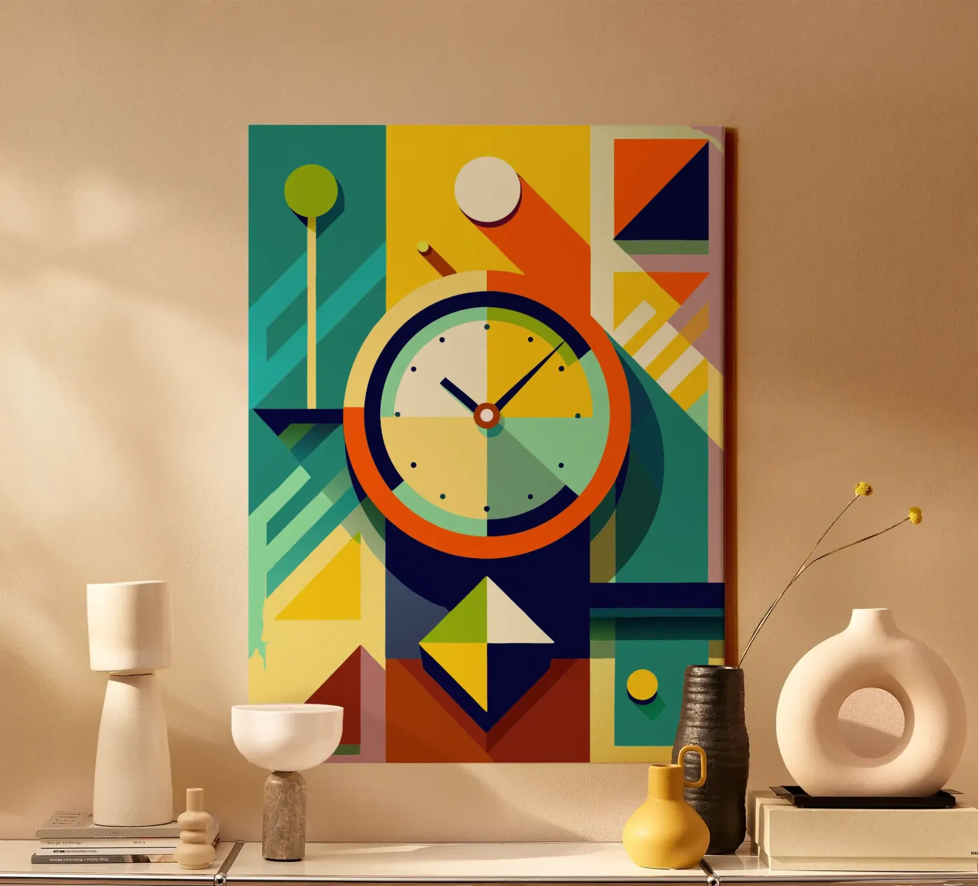 vecteur horloge toile de zaidza