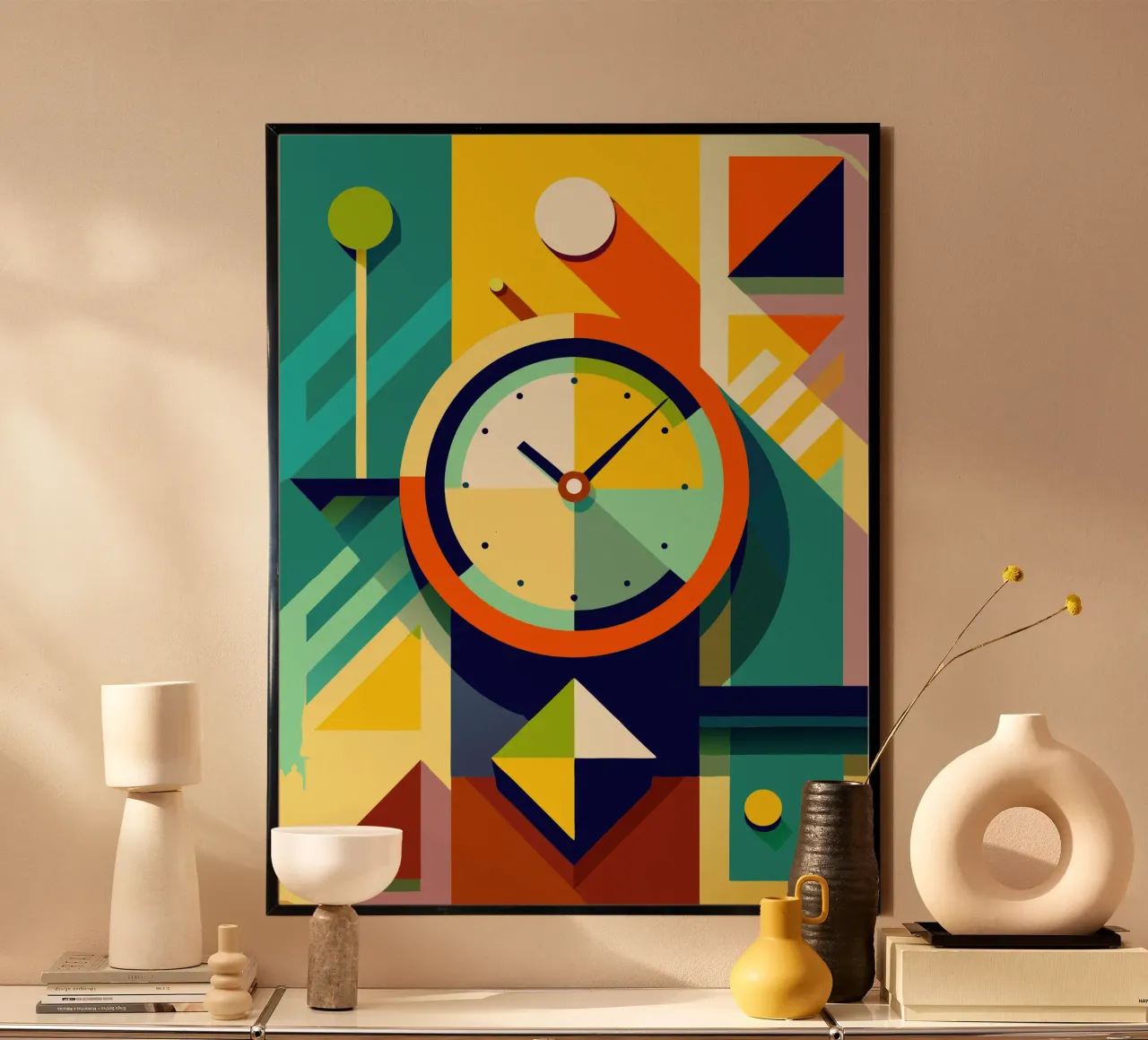 clock vector poster by zaidza