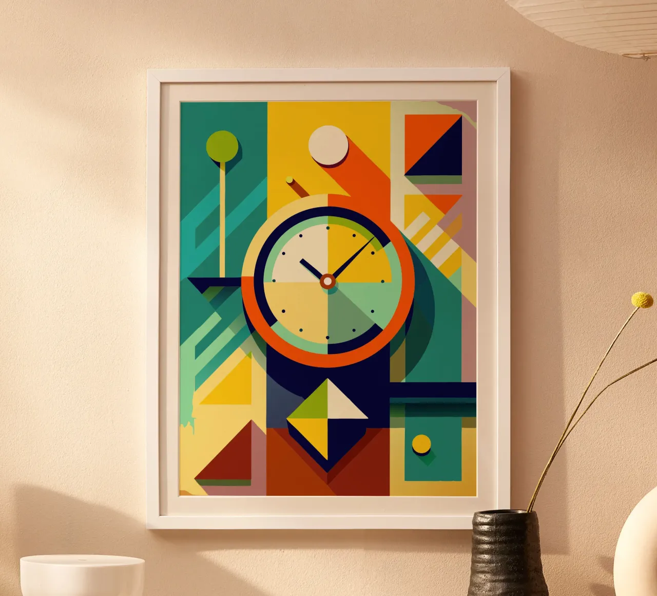 clock vector poster by zaidza