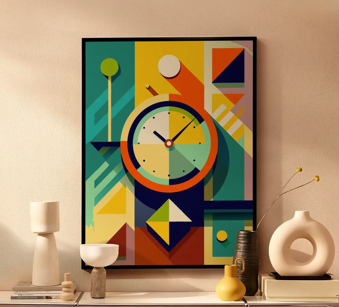 clock vector poster by zaidza