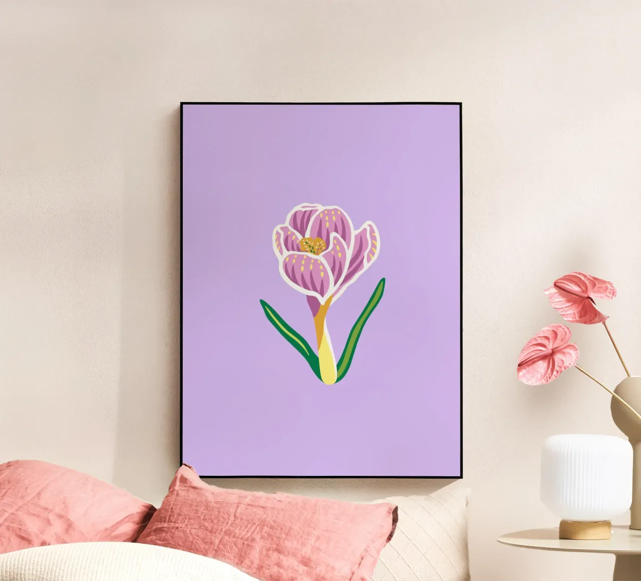 KROKUSBLUME plexiglass da Anastasia Mattern