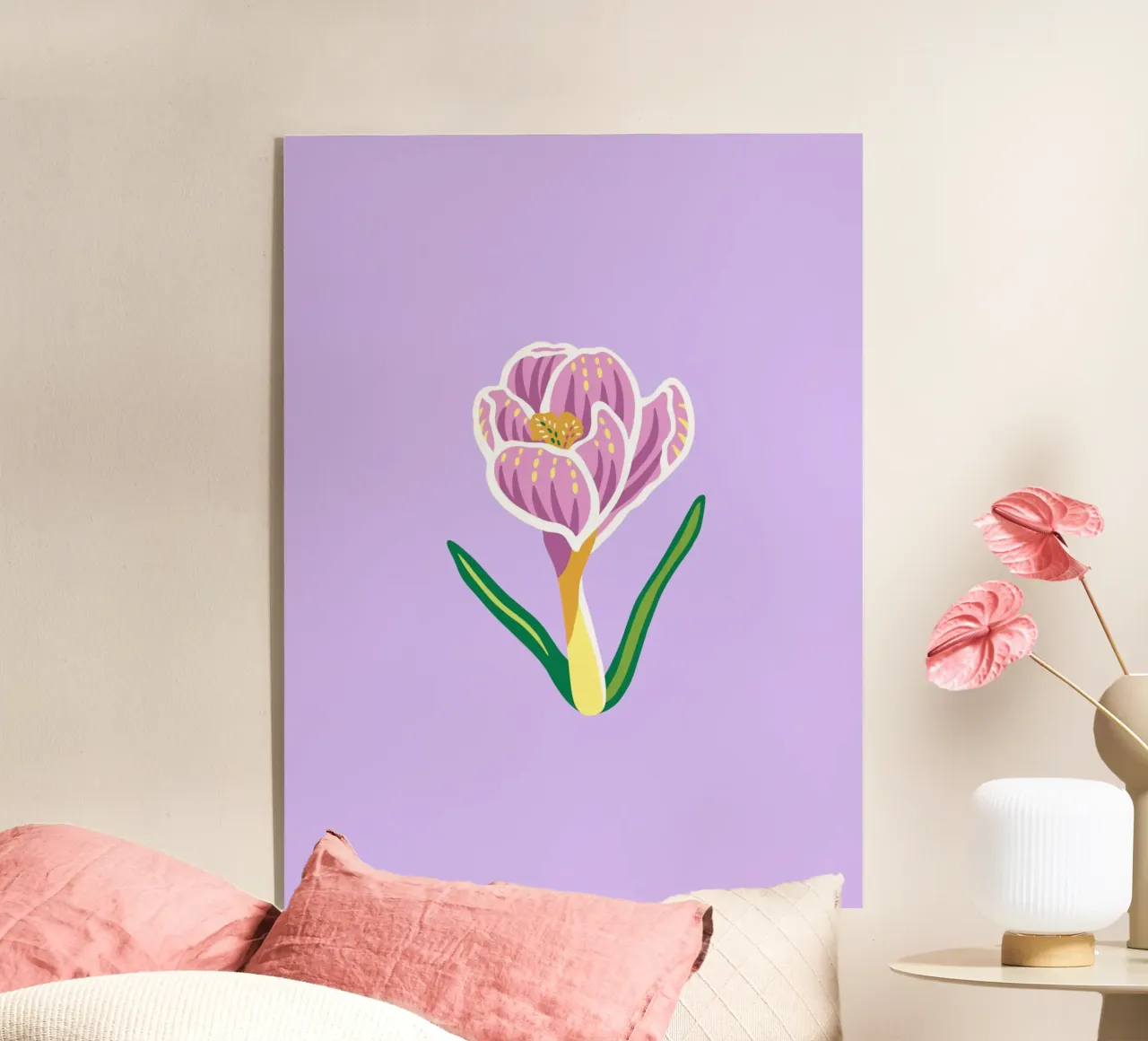 KROKUSBLUME plexiglass da Anastasia Mattern