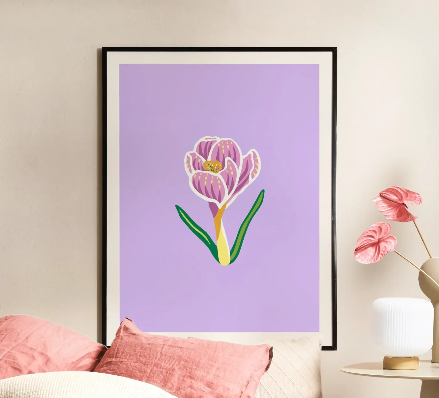 KROKUSBLUME poster da Anastasia Mattern