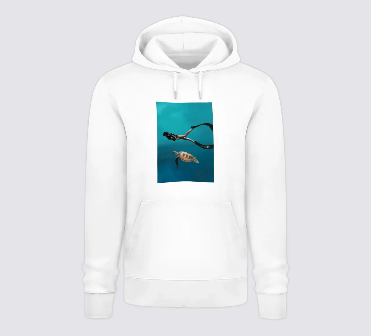 A Tranquil Dive felpa con cappuccio da Verse