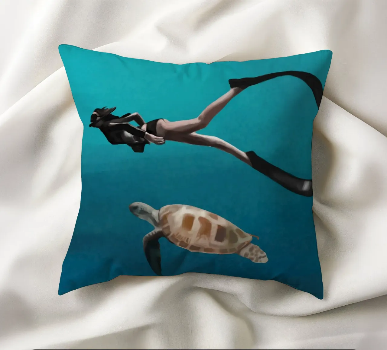 A Tranquil Dive cuscino da Verse