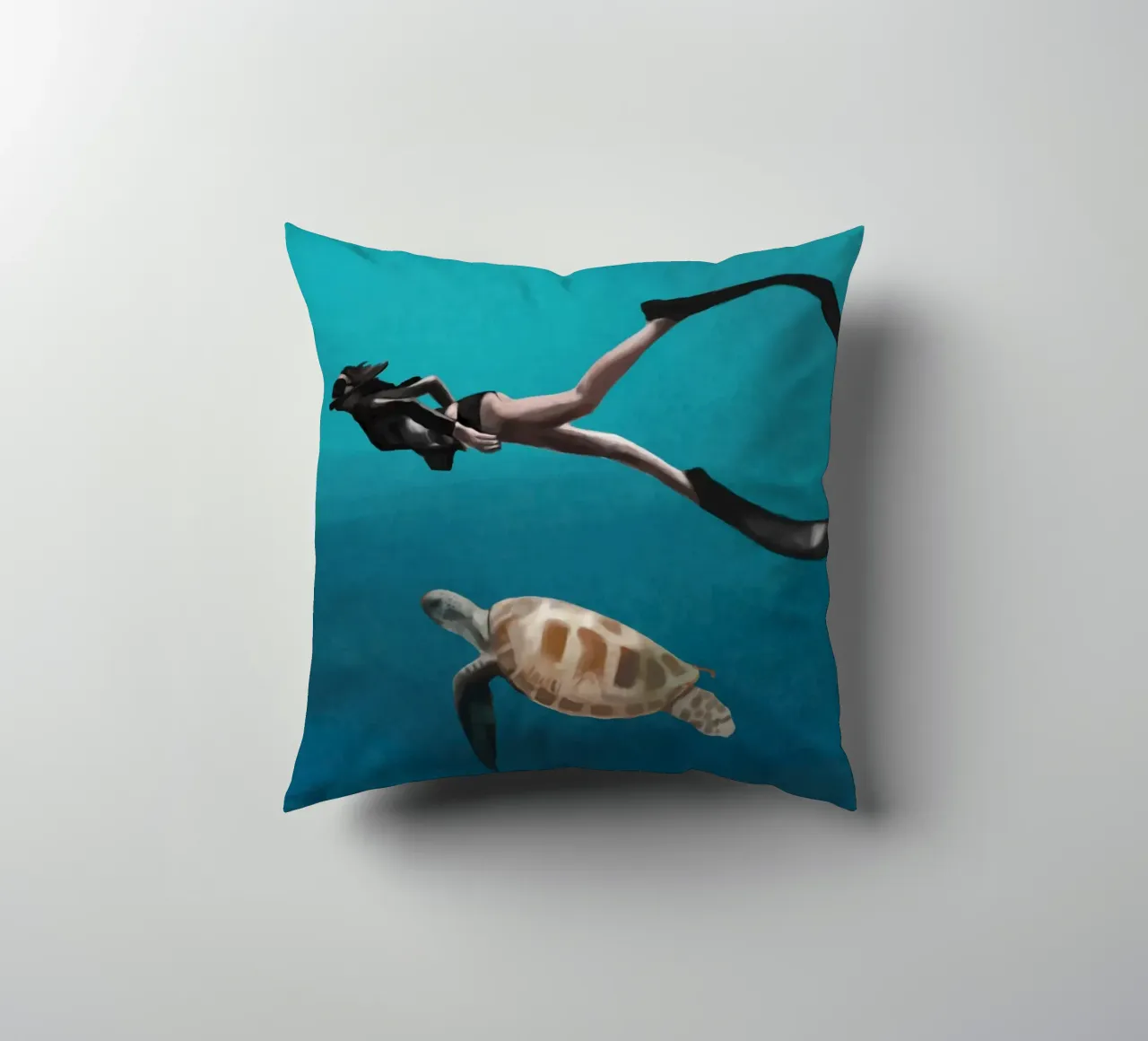 A Tranquil Dive cuscino da Verse
