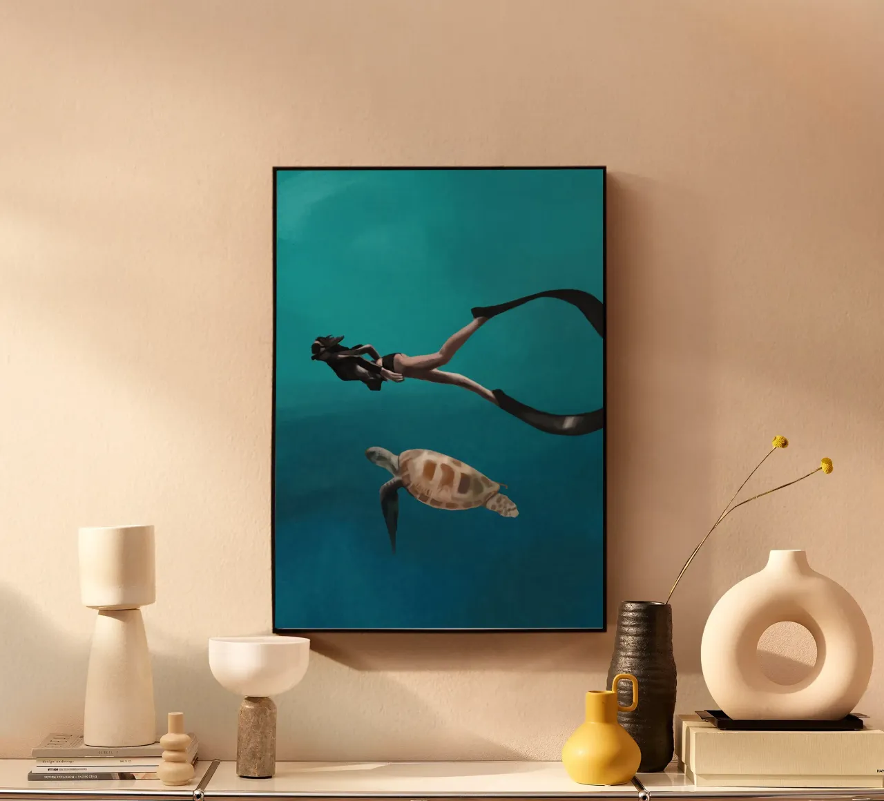 A Tranquil Dive plexiglass da Verse